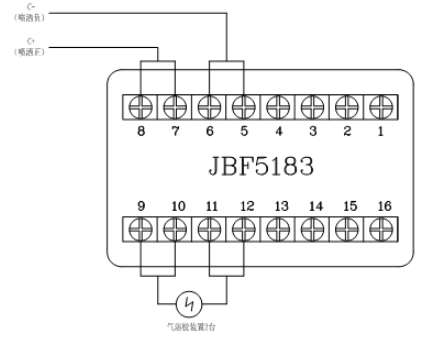 JBF5016四川气体灭火控制器控制气溶胶四川气灭装置接线